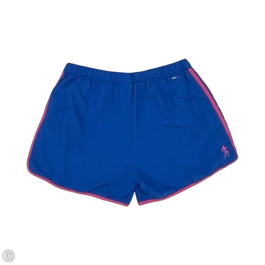 Athletic Shorts By Adidas In Blue & Pink, Size: L