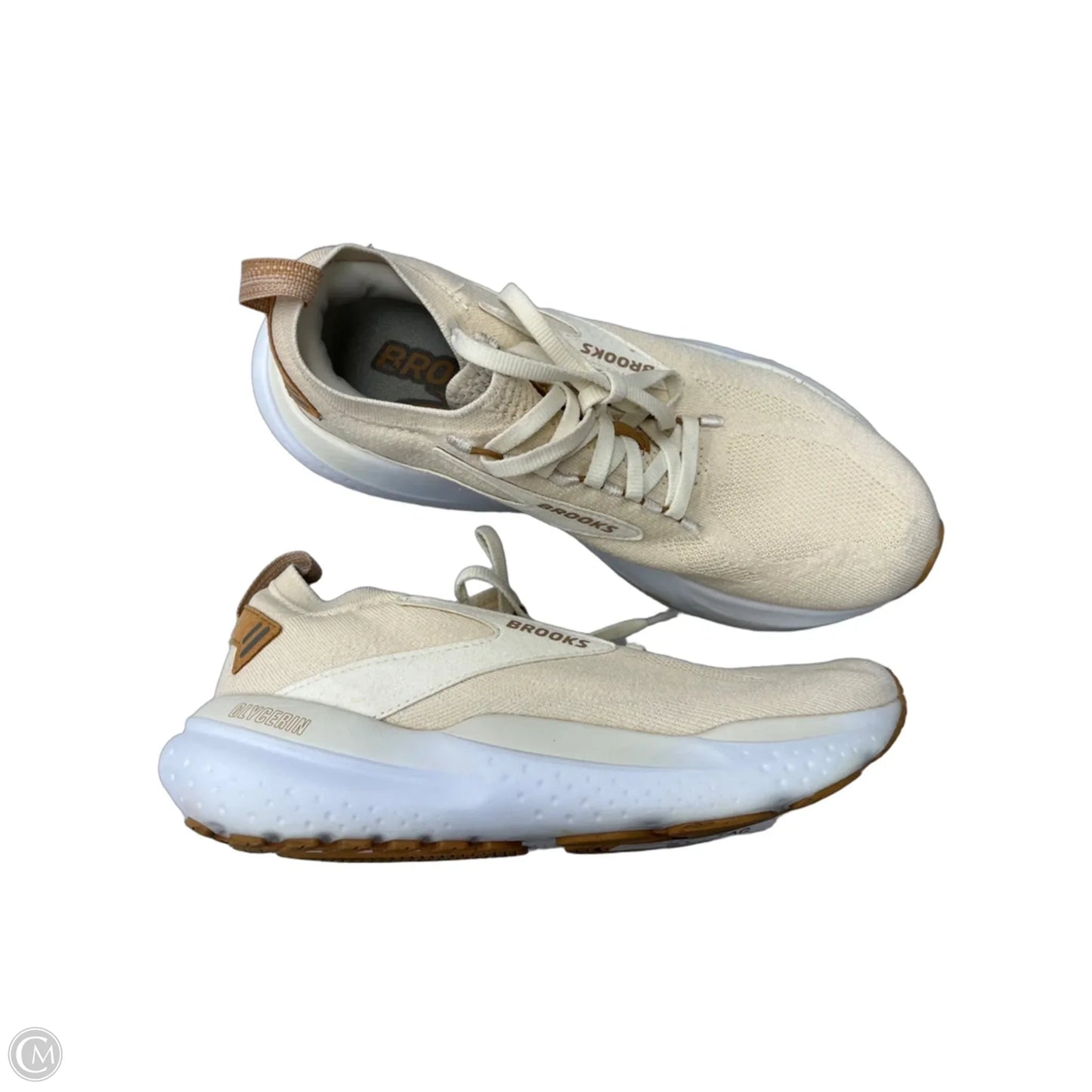 Shoes Athletic By Brooks In Tan, Size: 8