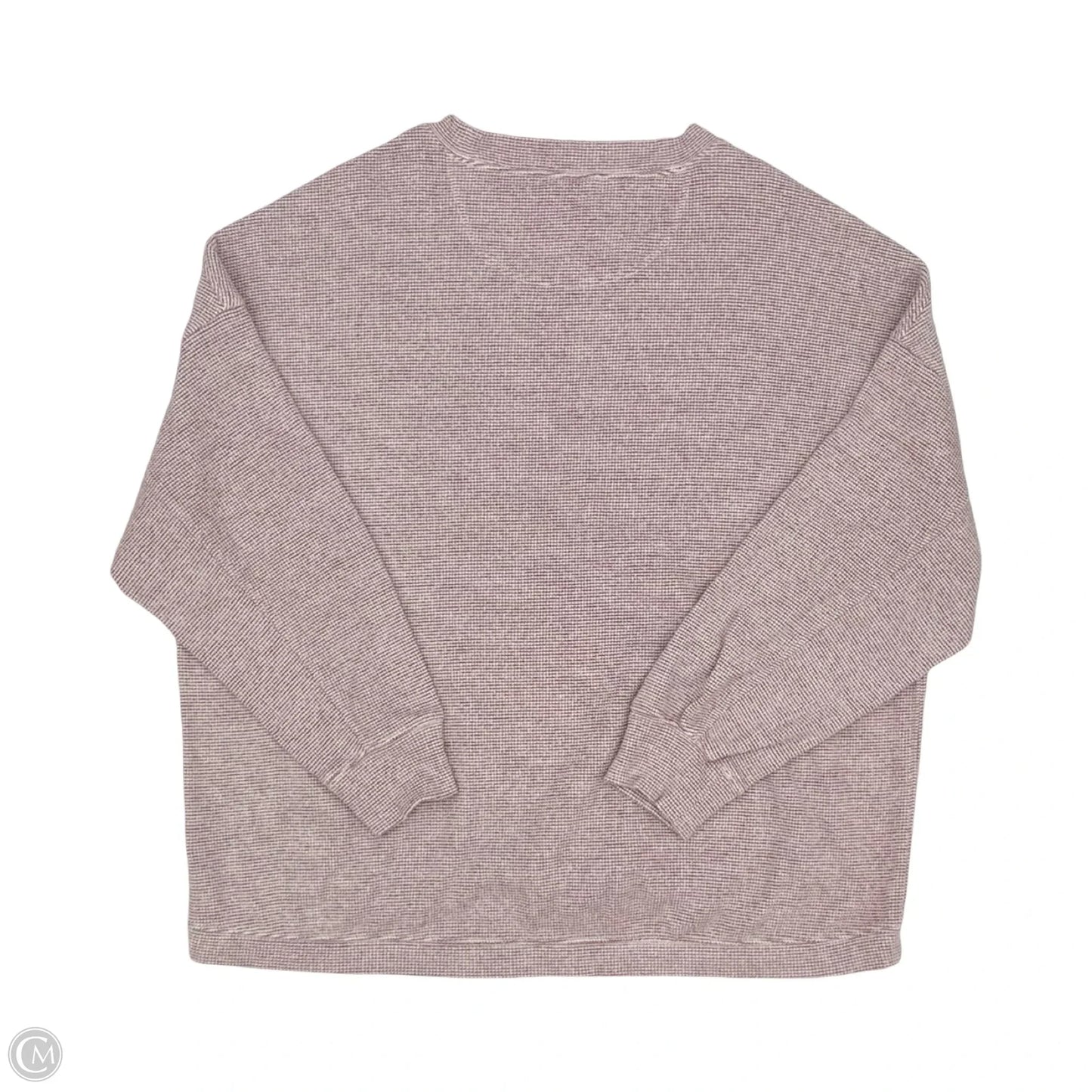 Sweatshirt Crewneck By Aerie In Pink & White, Size: Xxl