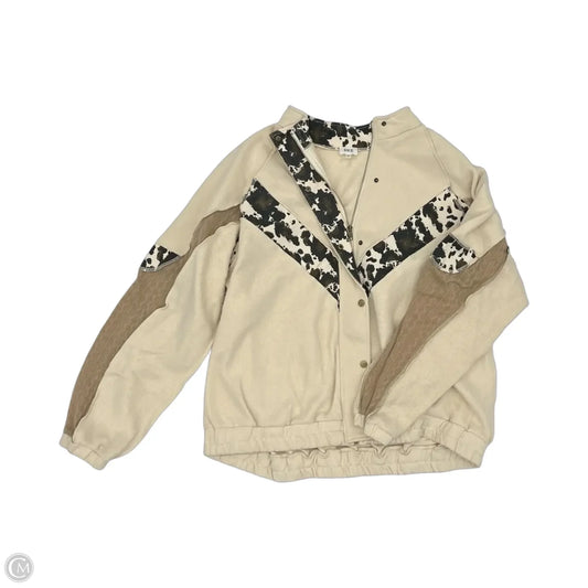 Jacket Other By Bke In Cream, Size: Xxl