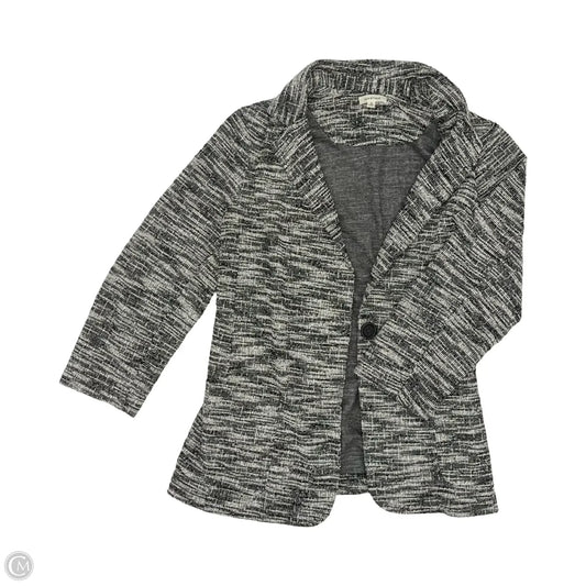 Blazer By Max Studio In Black & White, Size: 1x