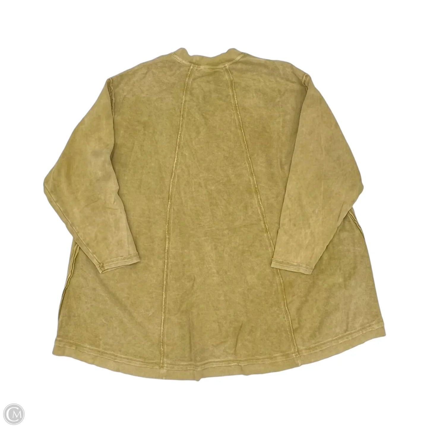 Sweatshirt Crewneck By Free People In Gold, Size: Xl