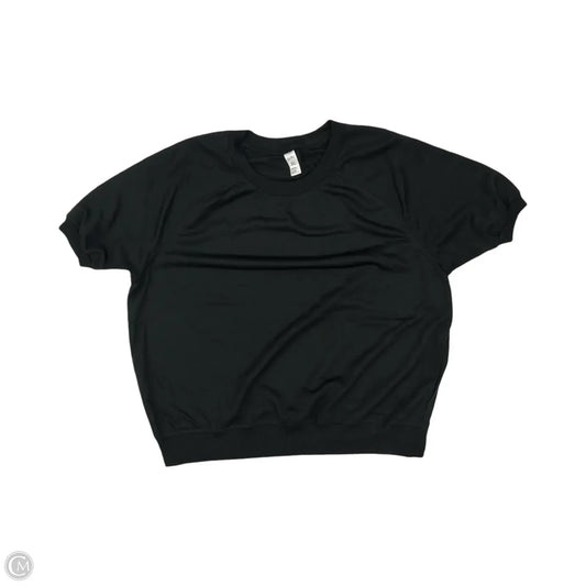 Top Short Sleeve By Just Be In Black, Size: Xl
