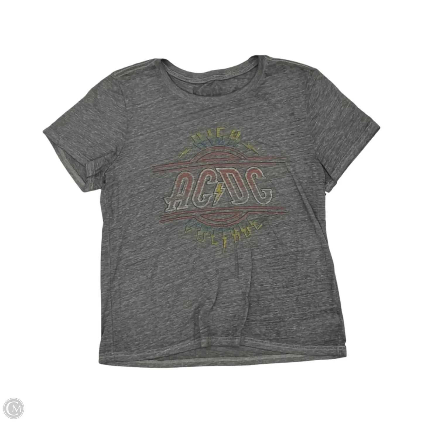 Top Short Sleeve Basic By Lucky Brand In Grey, Size: Xl