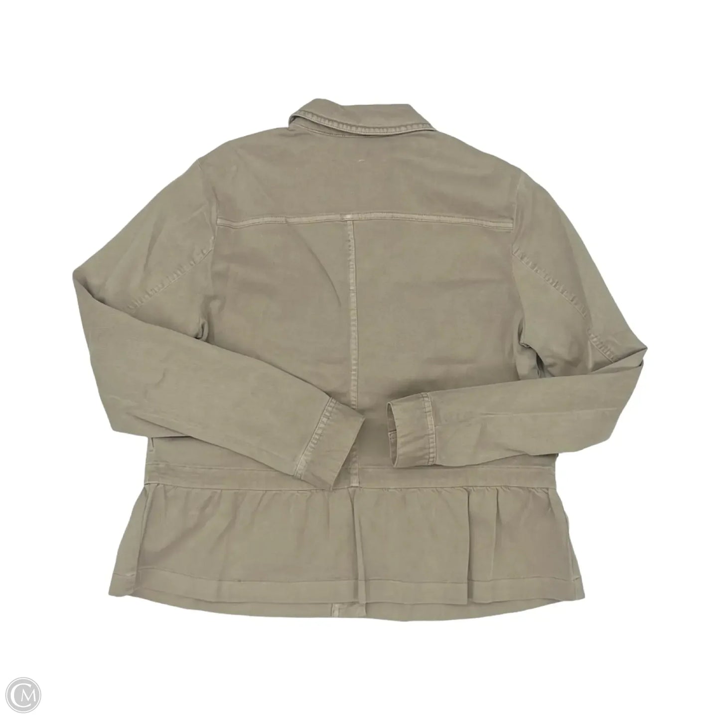 Jacket Denim By J. Jill In Tan Denim, Size: Xs