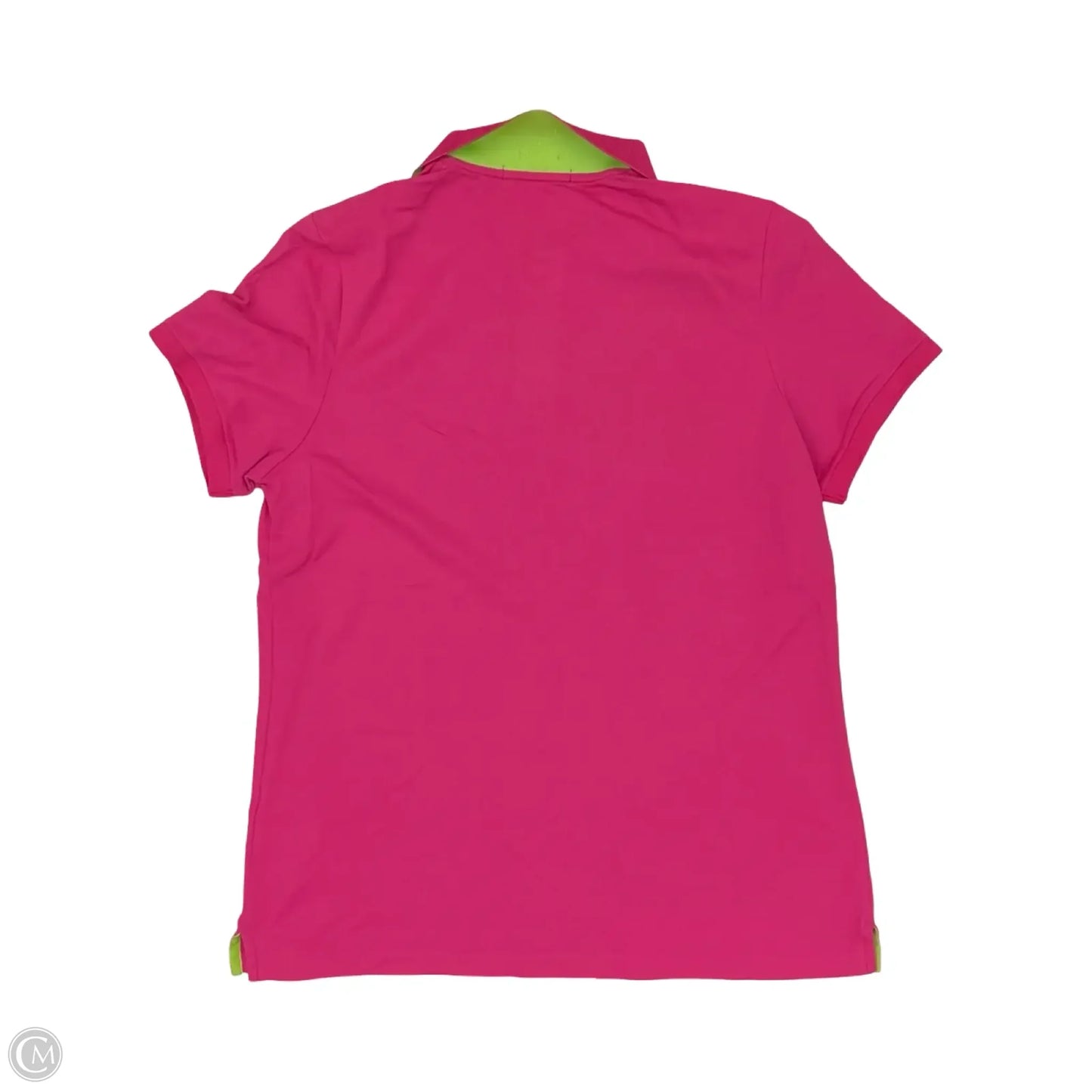 Athletic Top Short Sleeve By Polo Ralph Lauren In Pink, Size: Xl