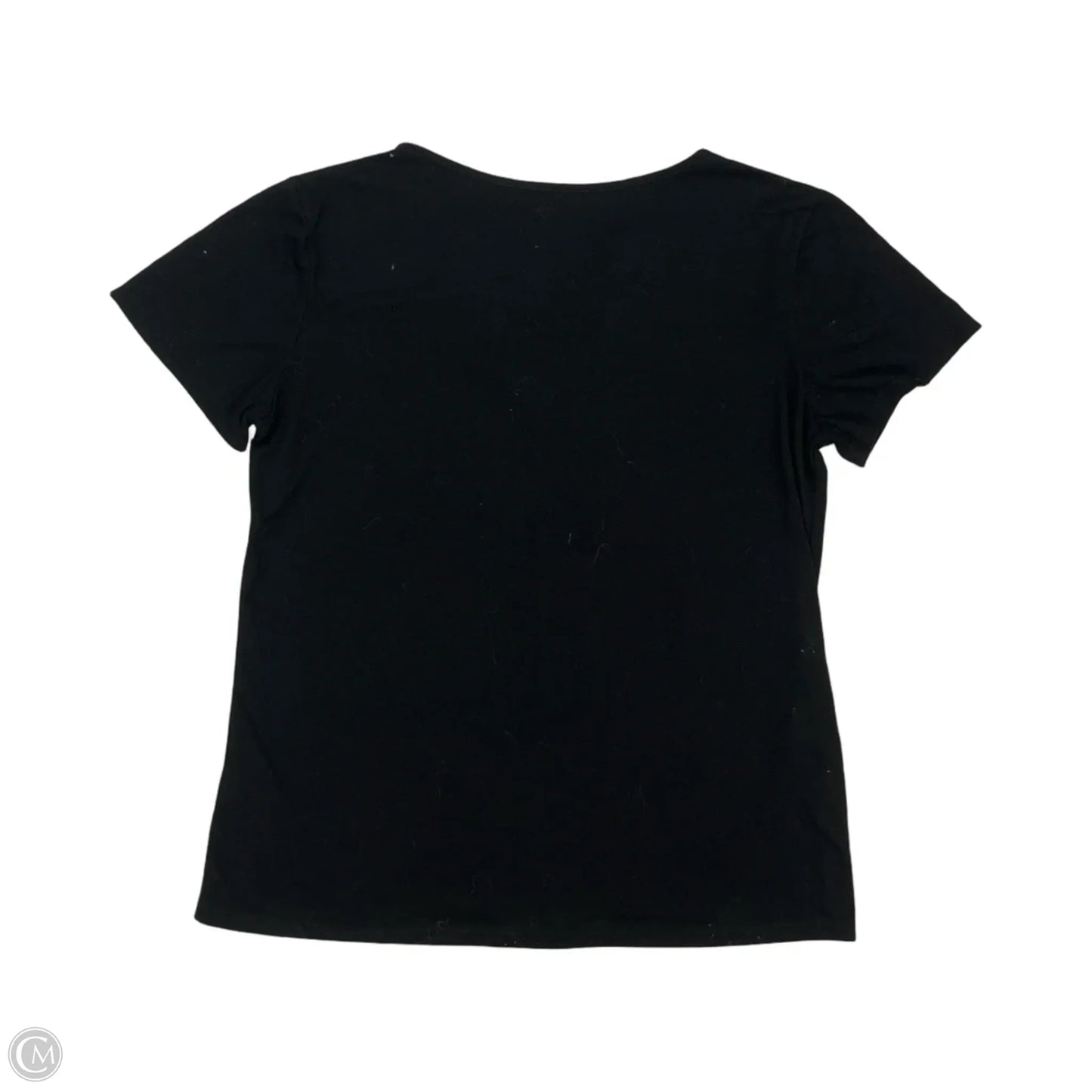 Top Short Sleeve By Cmf In Black & White, Size: 2x