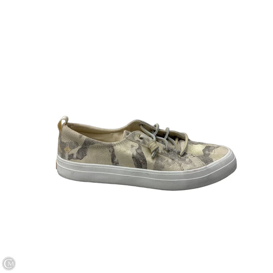 Shoes Sneakers By Sperry In Cream, Size: 8.5