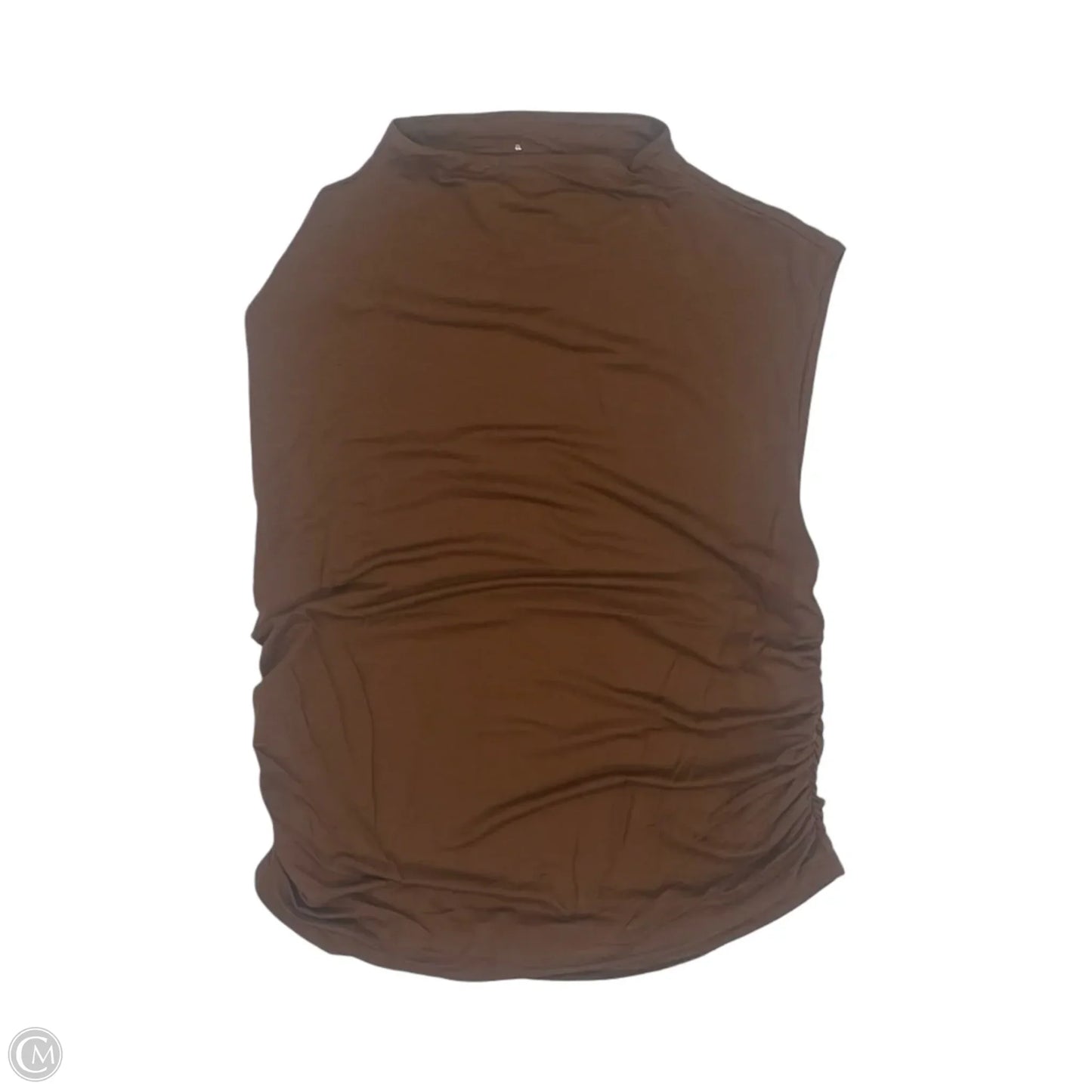 Top Sleeveless By A New Day In Brown, Size: S
