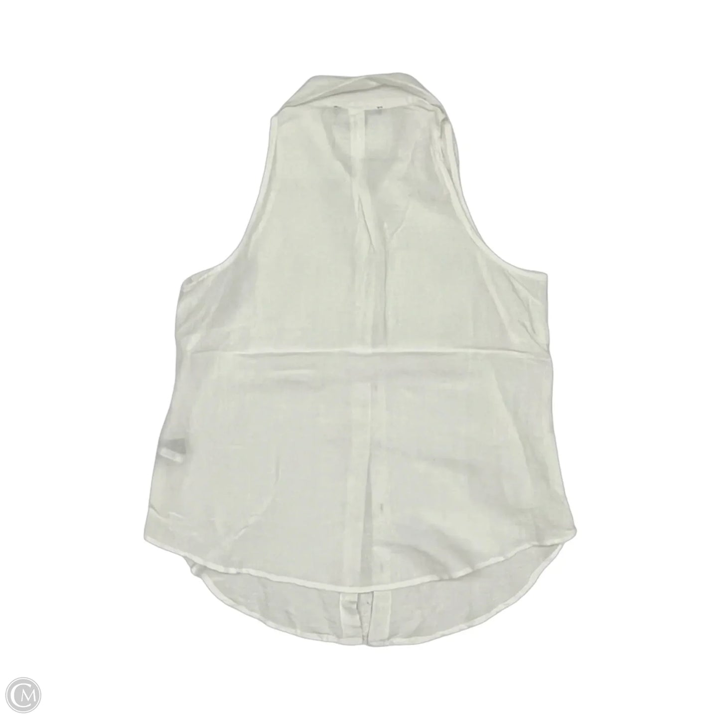 Blouse Sleeveless By Boston Proper In White, Size: Xs