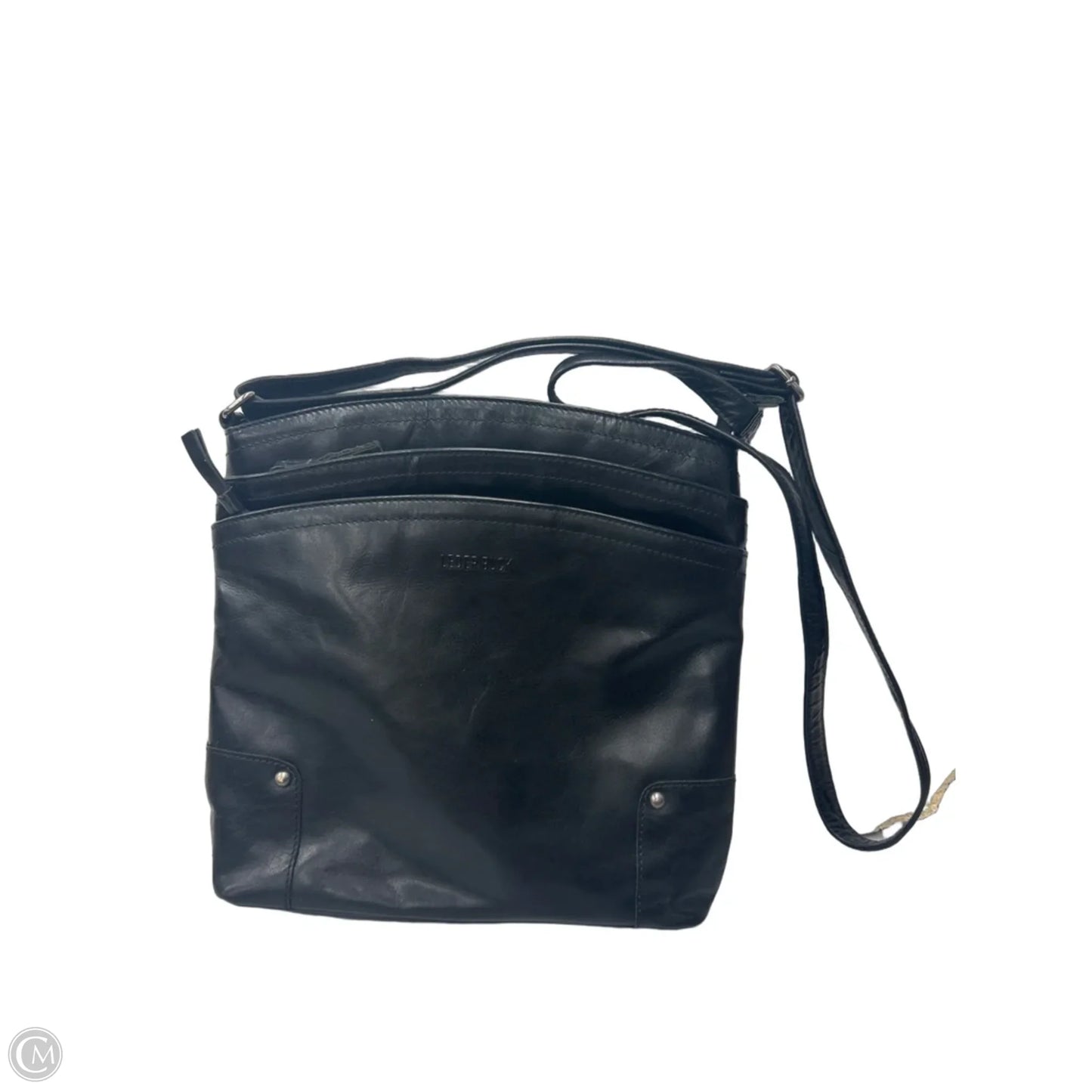 Crossbody Leather By Clothes Mentor, Size: Medium