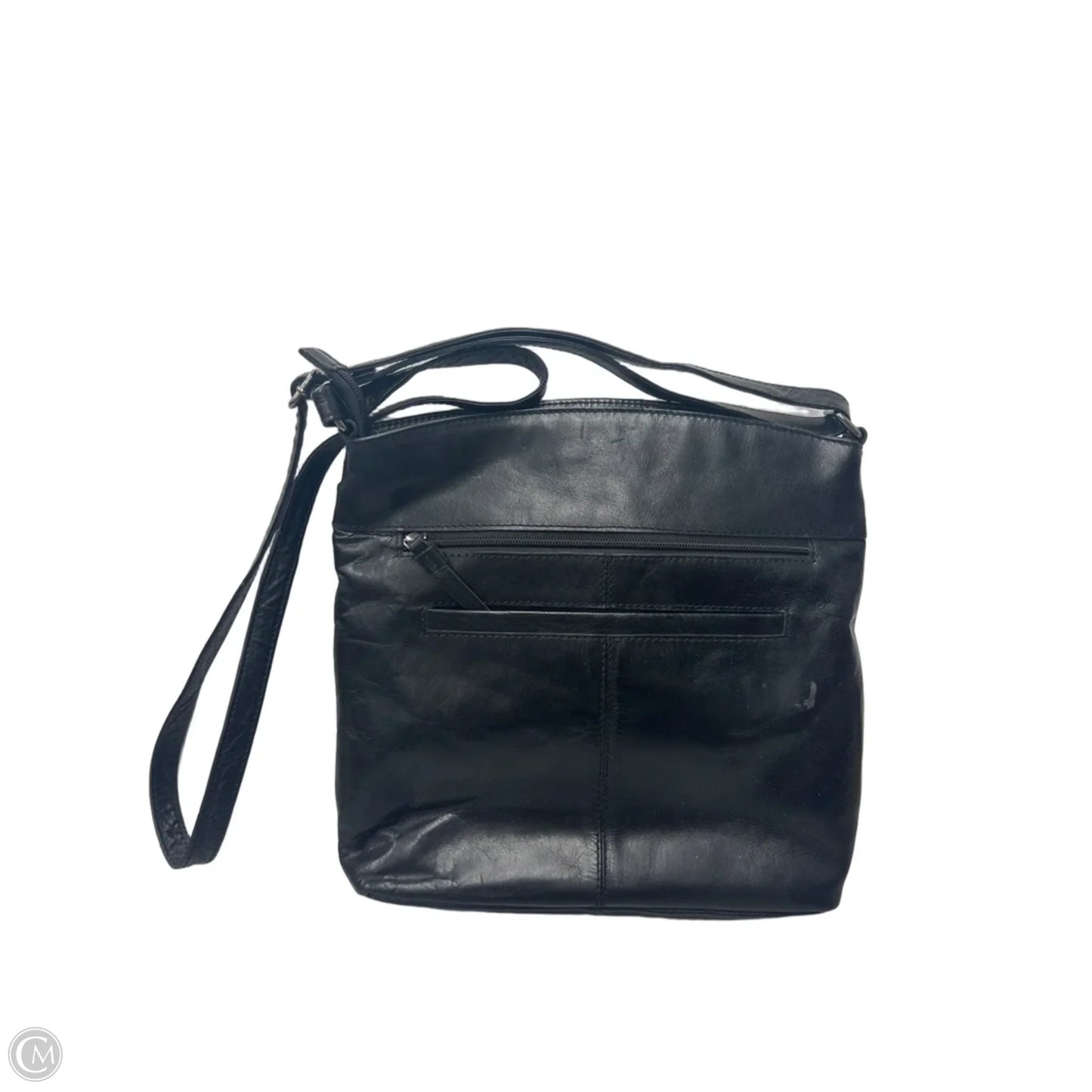 Crossbody Leather By Clothes Mentor, Size: Medium