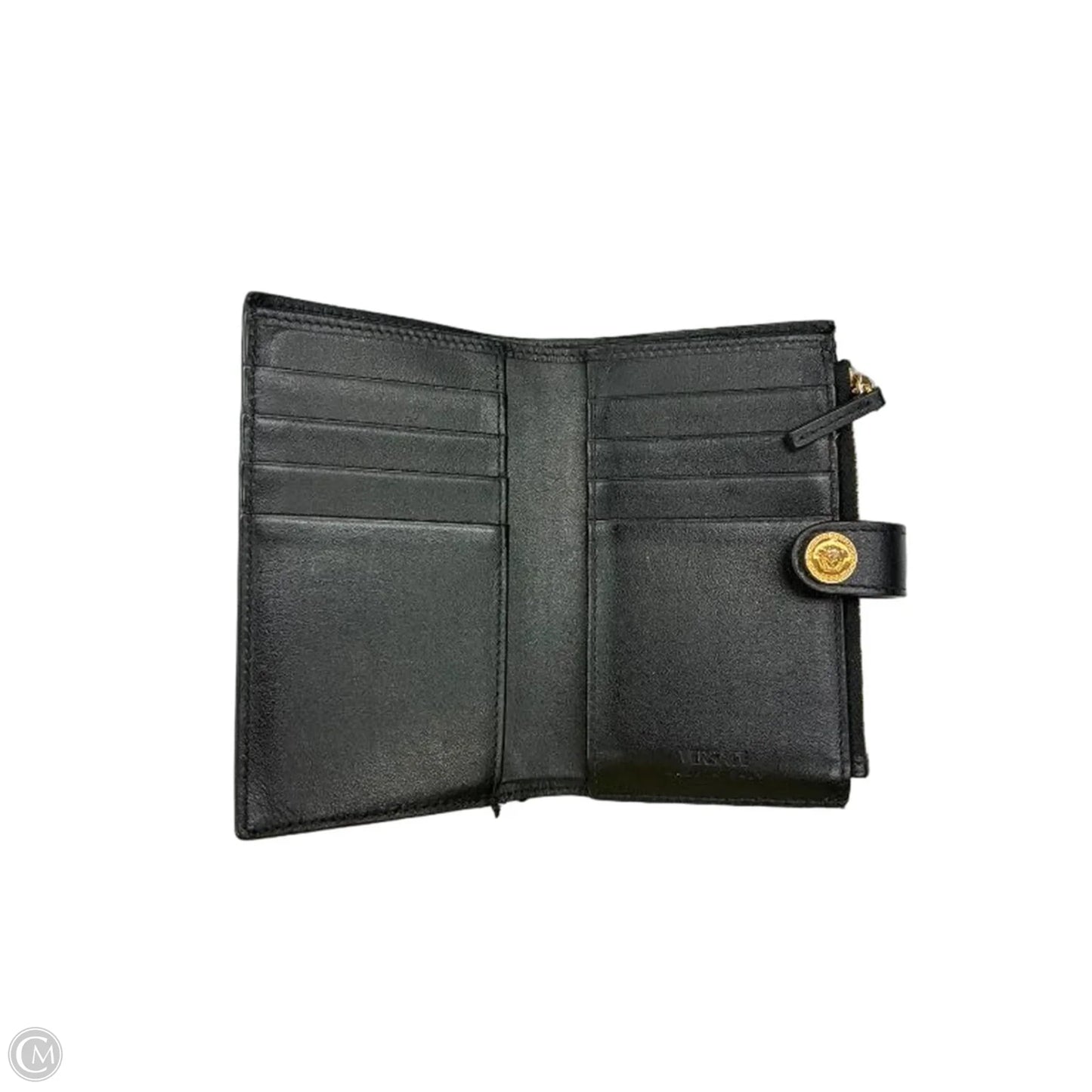 Wallet Luxury Designer By Versace, Size: Small