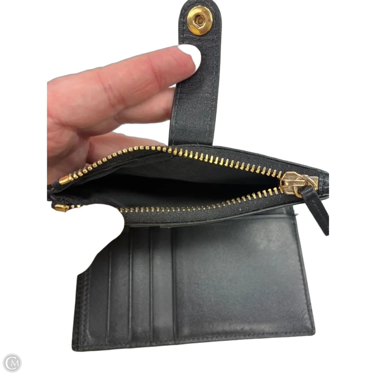 Wallet Luxury Designer By Versace, Size: Small
