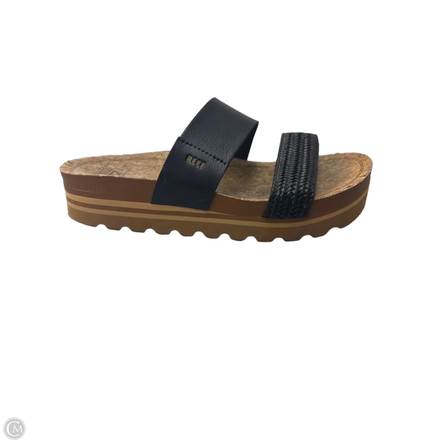 Sandals Flats By Reef In Black, Size: 9