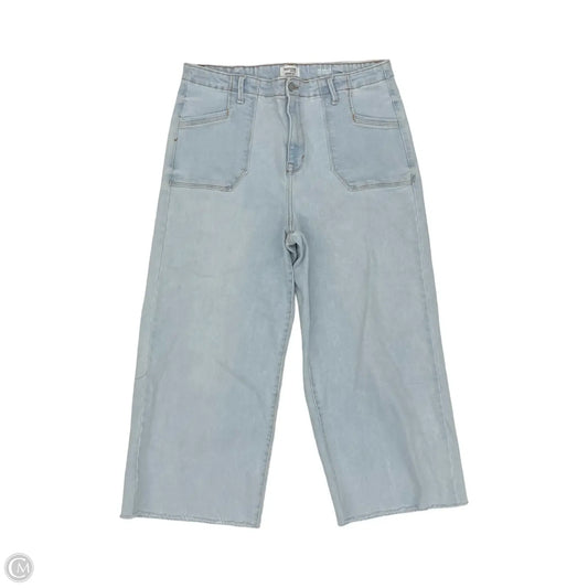 Jeans Wide Leg By Kensie In Blue Denim, Size: 14
