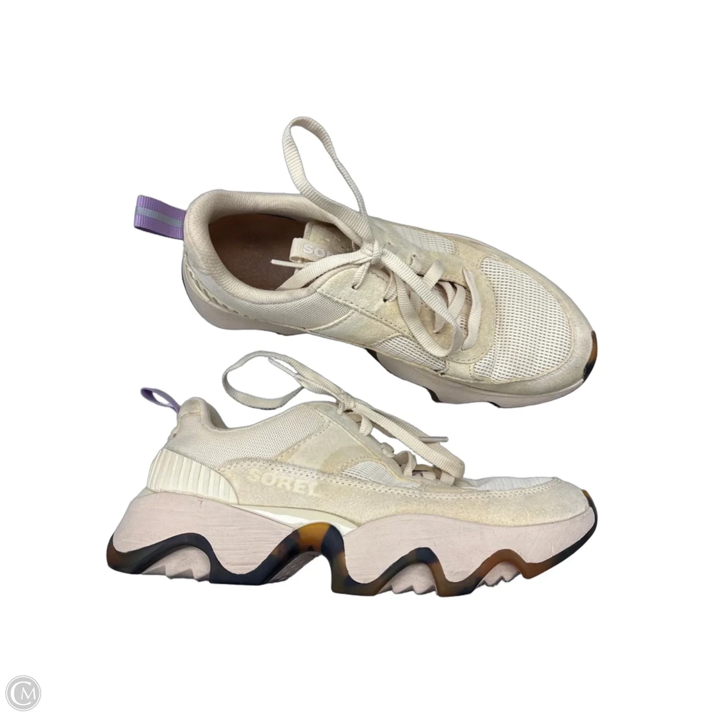 Shoes Sneakers By Sorel In Cream, Size: 7.5