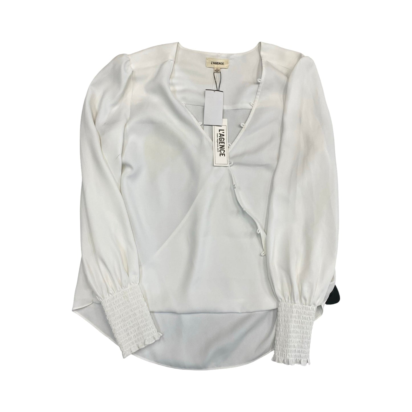 Top Ls Designer By L Agence In White, Size:S