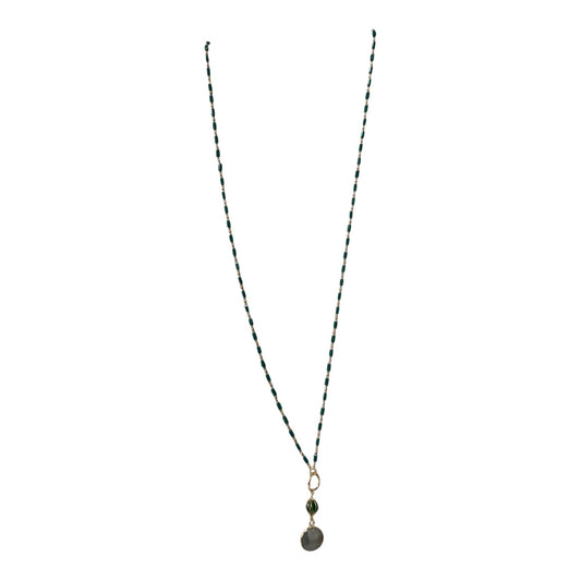 Necklace Pendant By Simply Noelle In Green