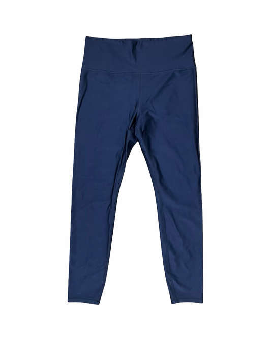 Athletic Leggings By Athleta In Blue, Size:L