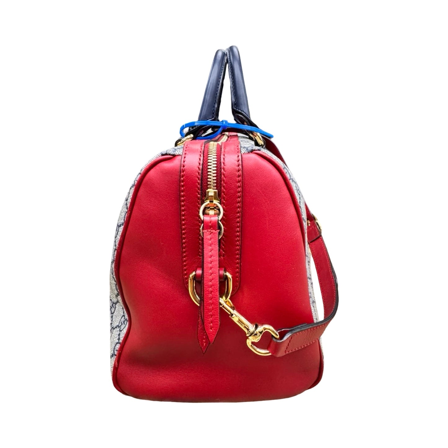 Handbag Structure Supreme Monogram Boston 35 Luxury Designer By Gucci In Multi, Size:Medium