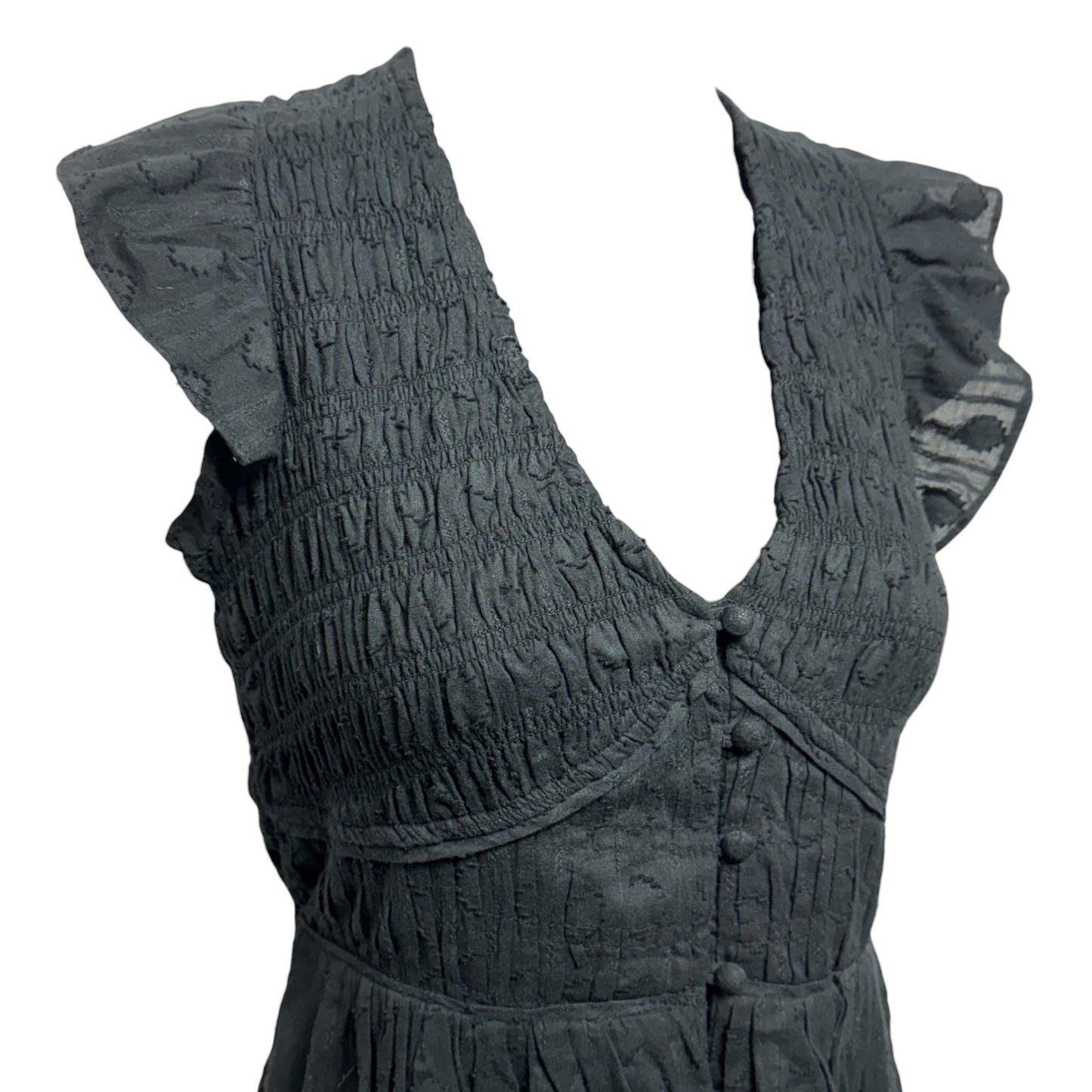 The Peregrine Mini Dress By Anthropologie In Black, Size: XS