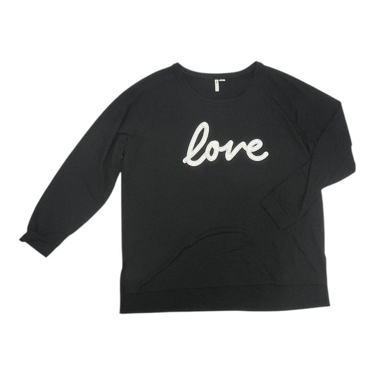 Top Ls By Cato In Black, Size:Xl