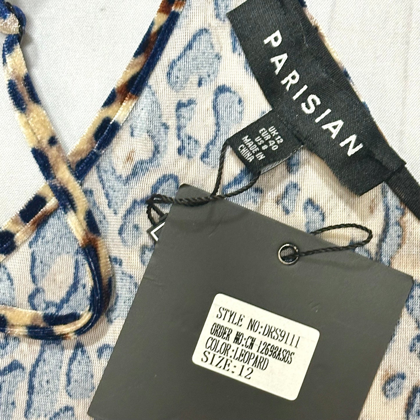 Dress Party Midi By Parisian In Animal Print, Size: M