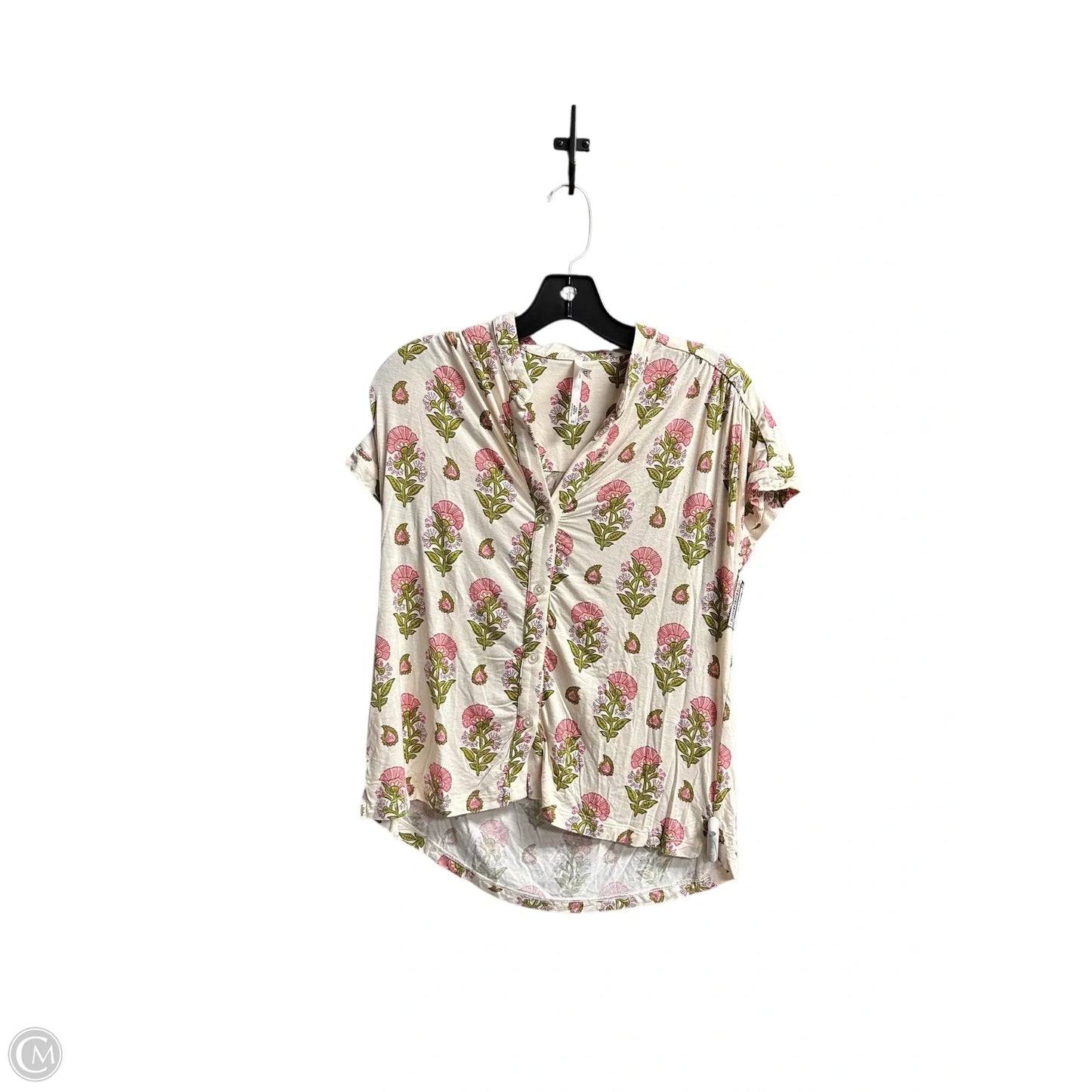 Top Short Sleeve By Soma In Floral Print, Size: Xs