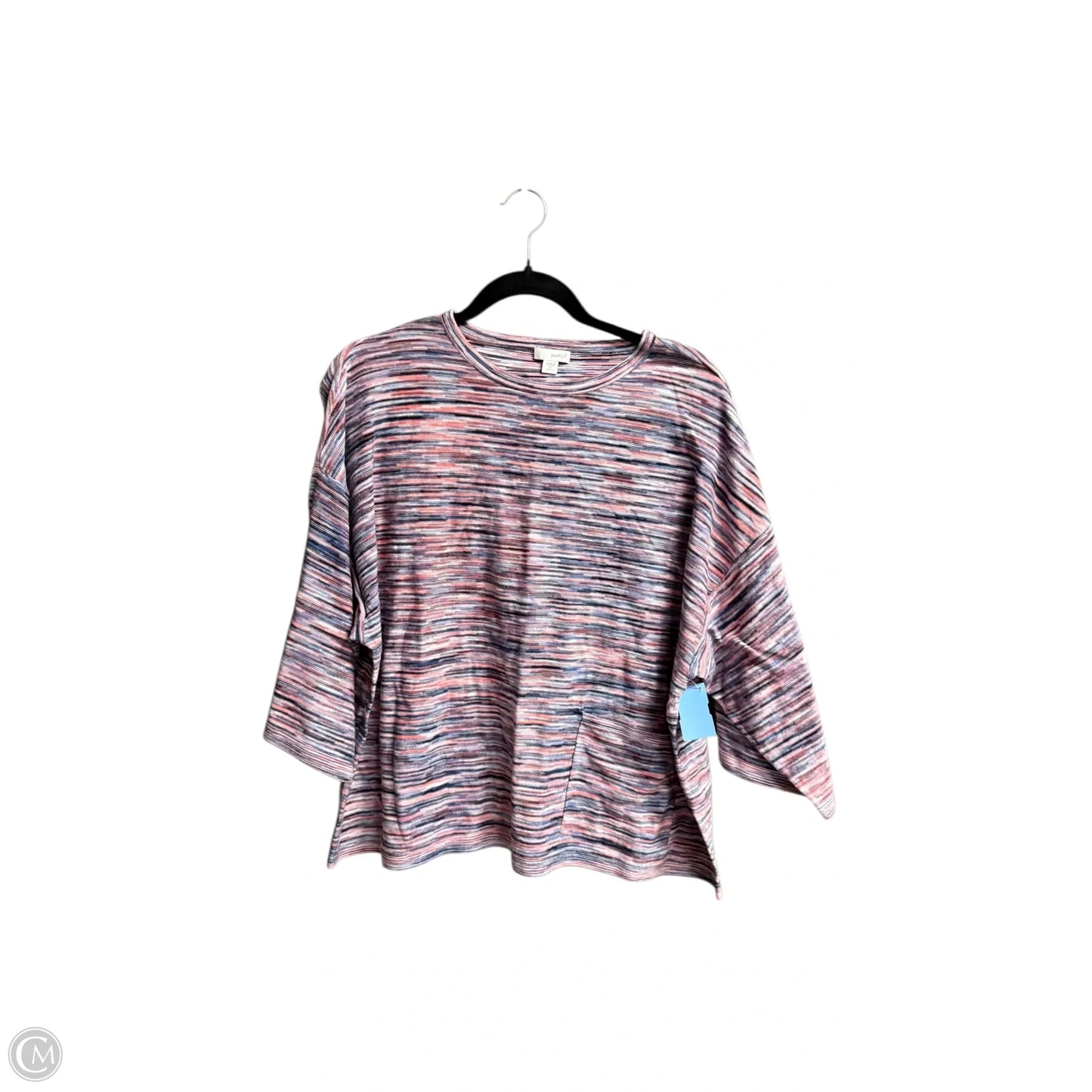 Top Short Sleeve Basic By Pure Jill In Striped Pattern, Size: Mp