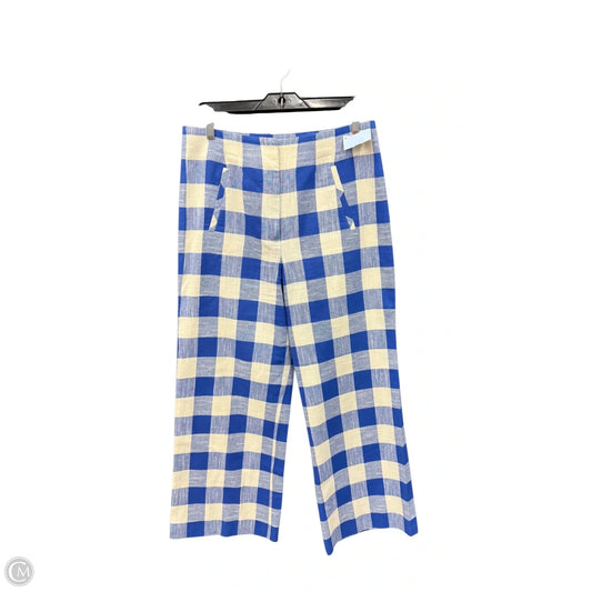 Pants Cropped By Veronica Beard In Checkered Pattern, Size: 10