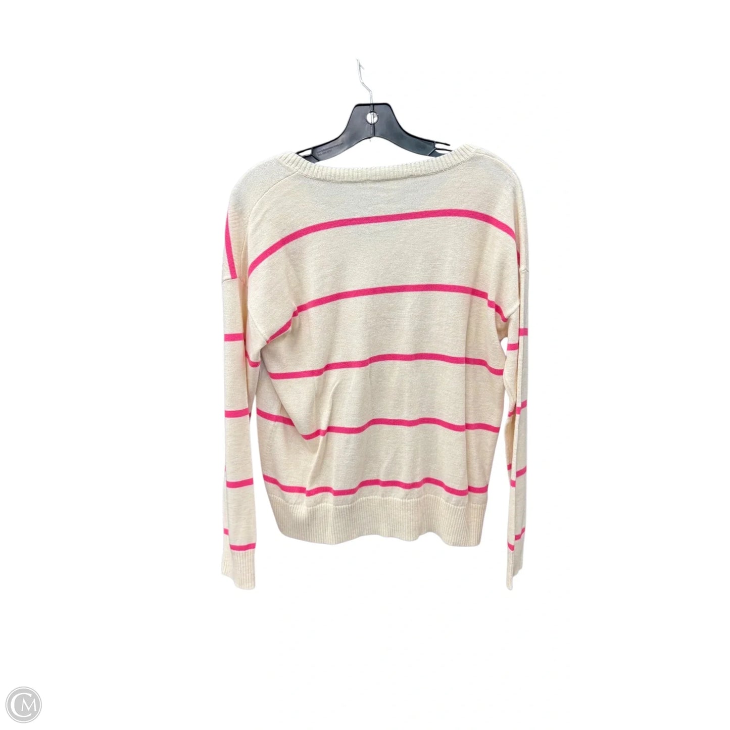 Sweater By Loft In Striped Pattern, Size: M