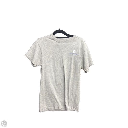 Top Short Sleeve Basic By Simply Southern In Grey, Size: S
