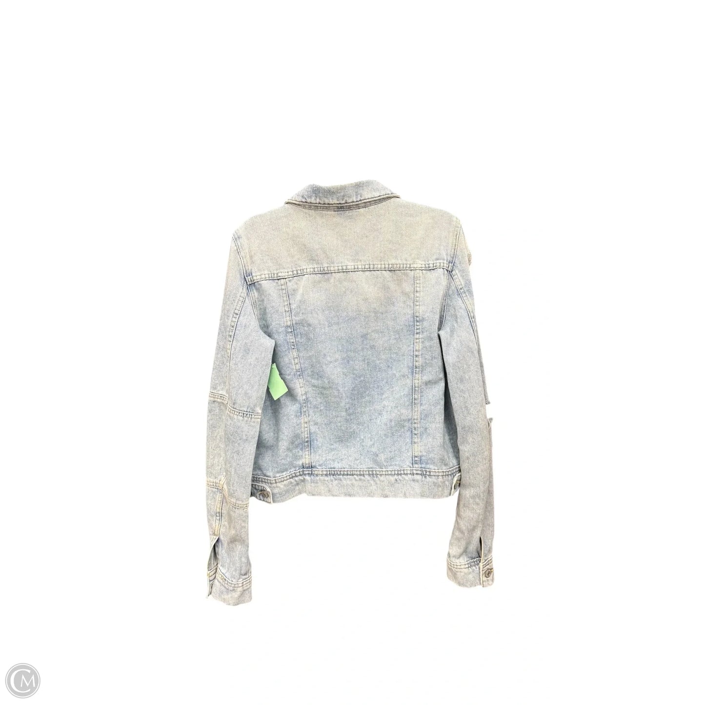 Jacket Denim By Free People In Blue Denim, Size: S