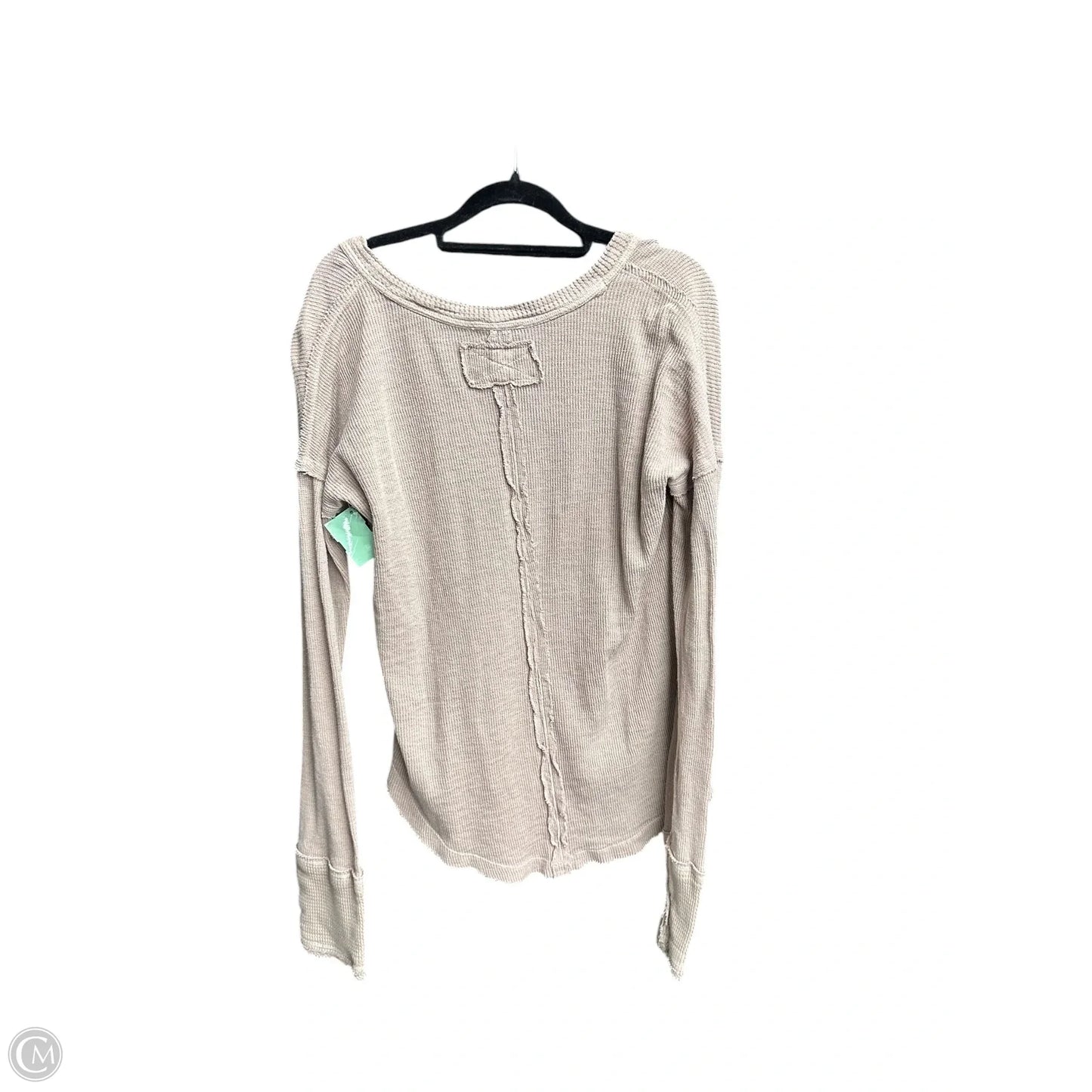 Top Long Sleeve Basic By We The Free In Taupe, Size: M