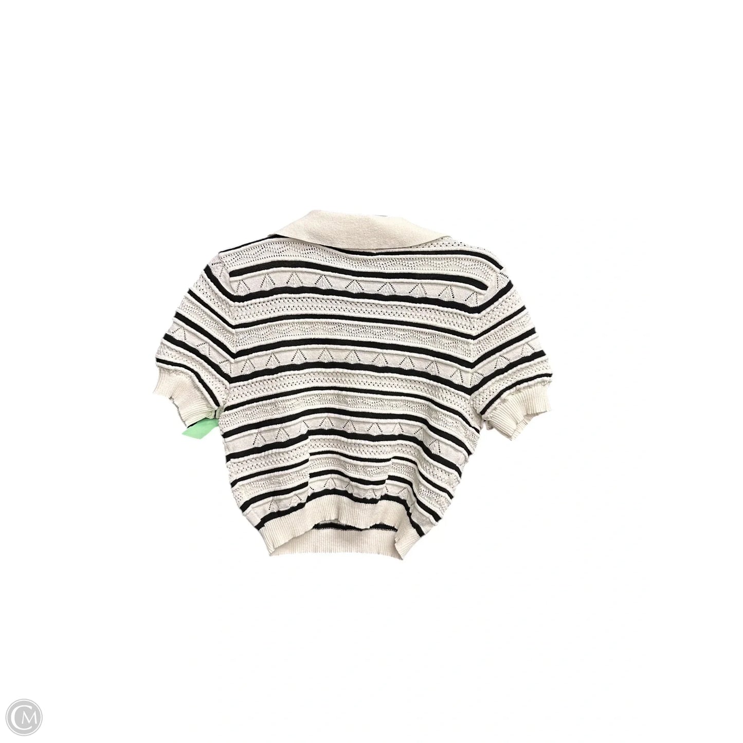 Top Short Sleeve By All In Motion In Striped Pattern, Size: L