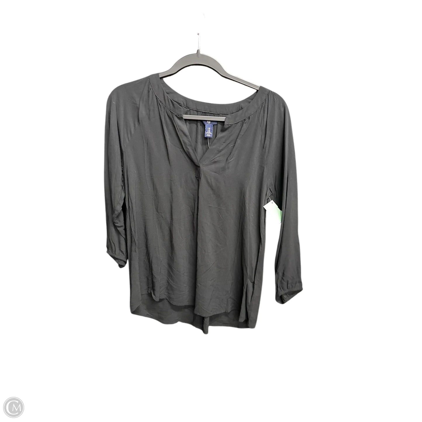 Top 3/4 Sleeve By Gap In Black, Size: Xs