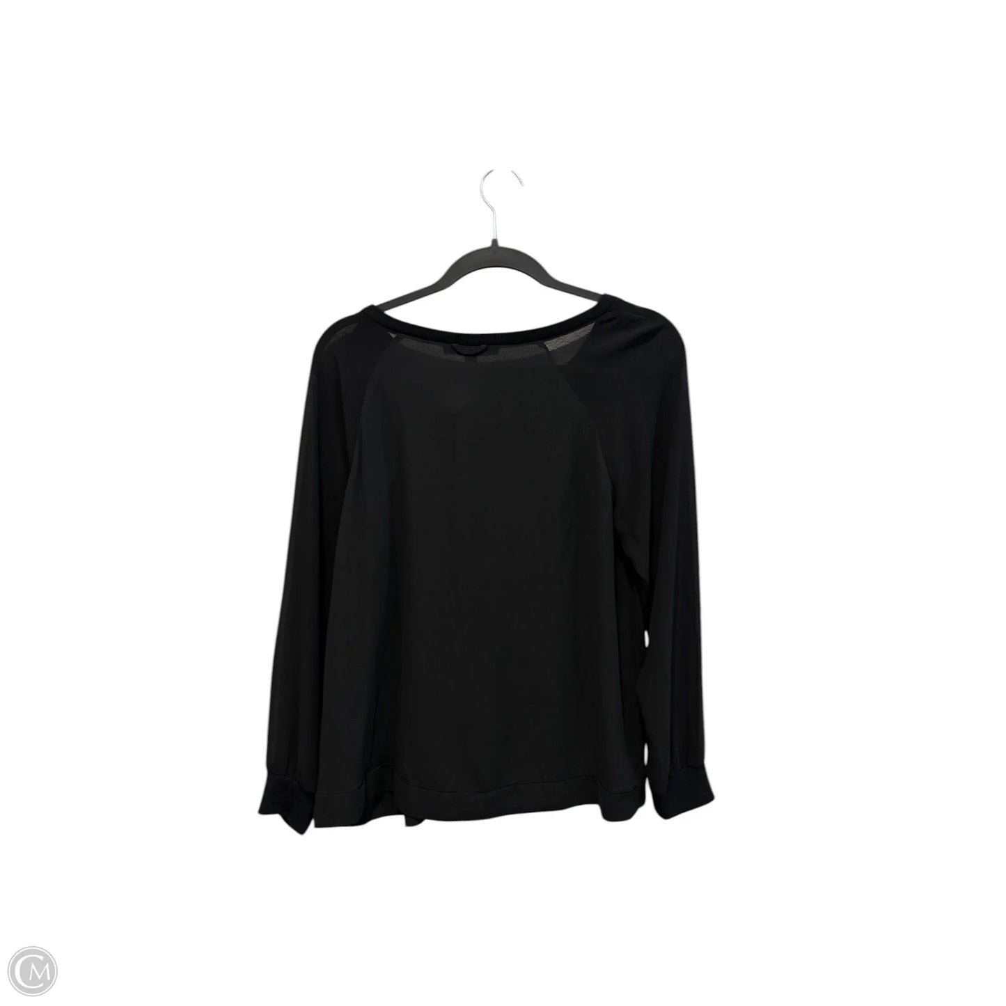 Top Long Sleeve By Loft In Black, Size: Mp