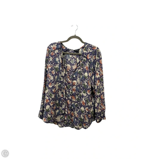 Top Long Sleeve By Lucky Brand In Purple, Size: Xl