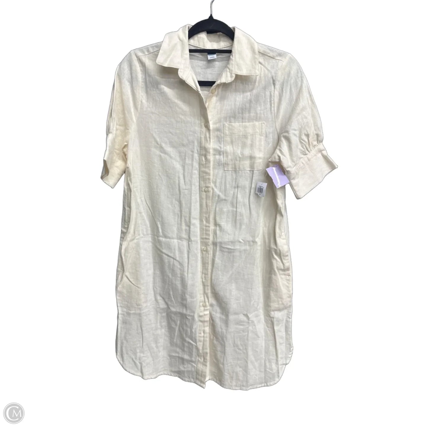 Dress Casual Short By Old Navy In Ivory, Size: Xs