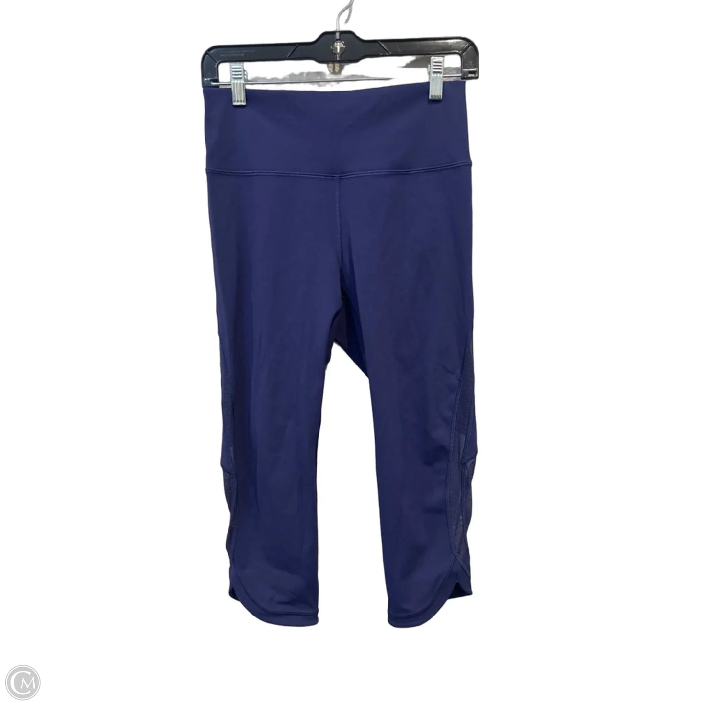 Athletic Leggings Capris By Lululemon In Navy, Size: M