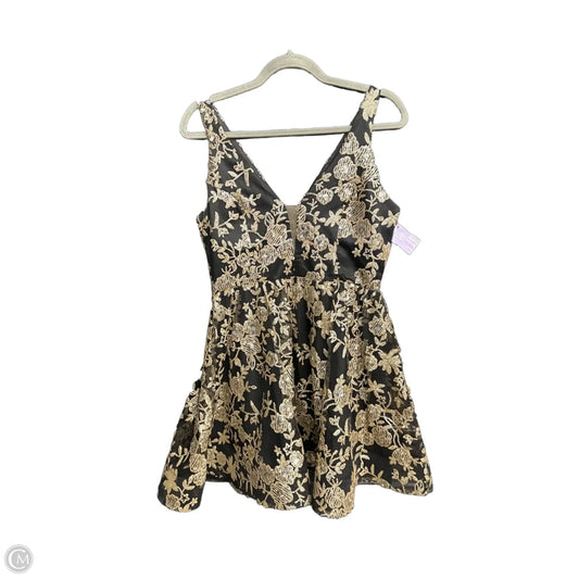 Dress Party Short By Altard State In Black & Gold, Size: S