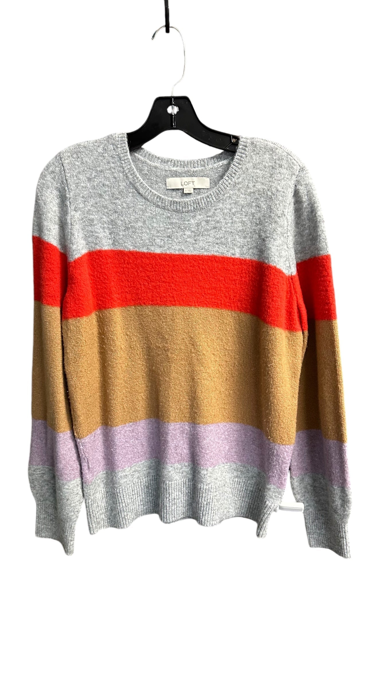 Sweater By Loft In Striped Pattern, Size: M