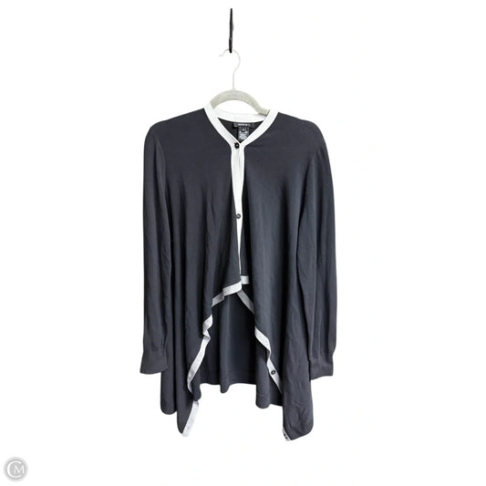Sweater Designer By Lafayette 148 In Black & Grey, Size: L