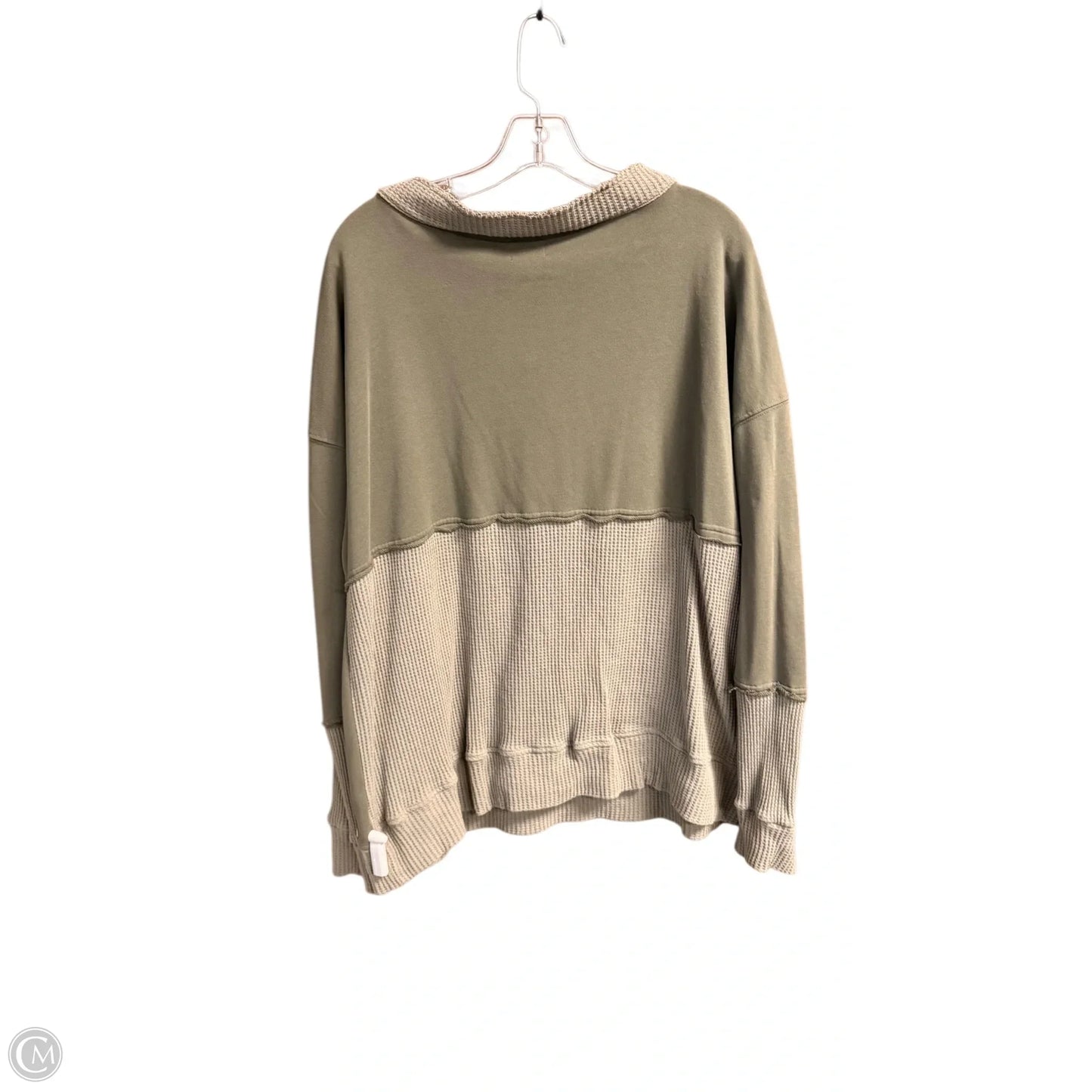 Sweatshirt Hoodie By Bke In Green, Size: L