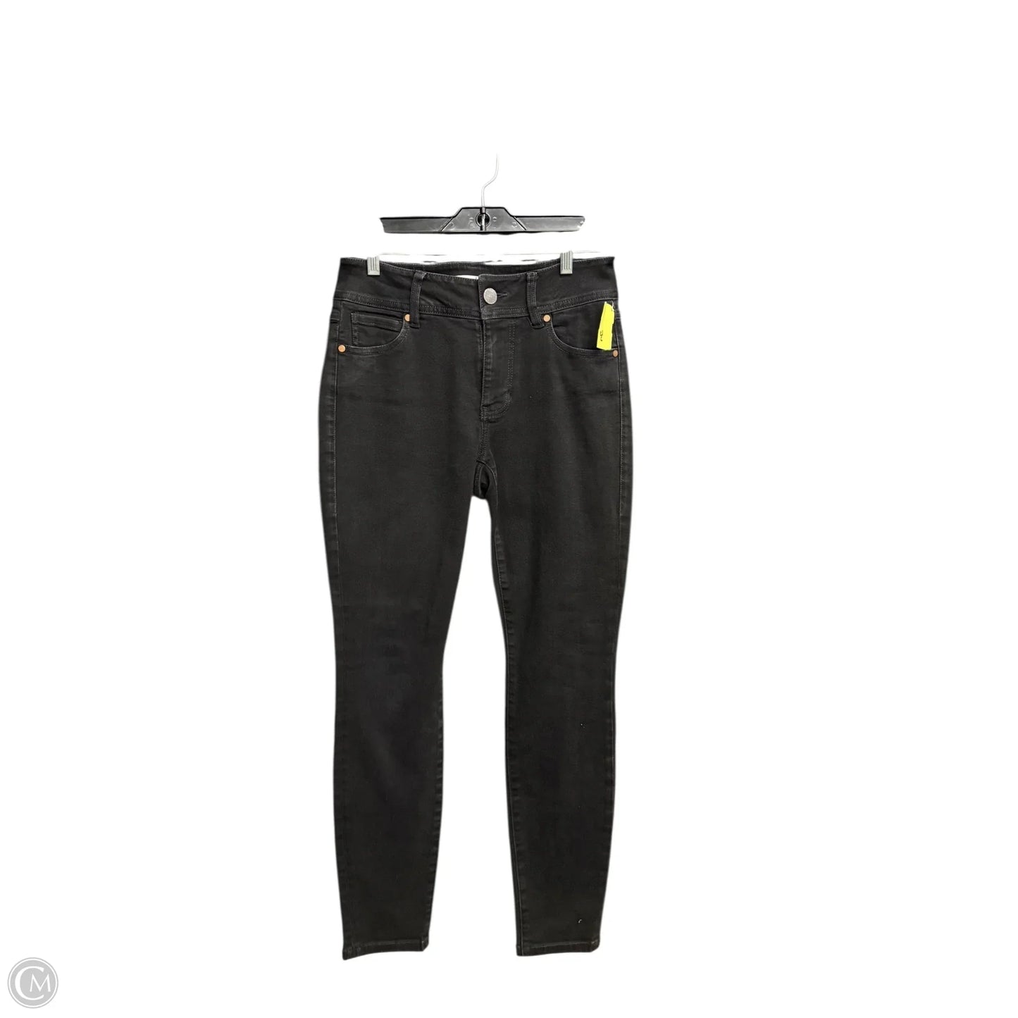 Jeans Skinny By Cabi In Black Denim, Size: 6