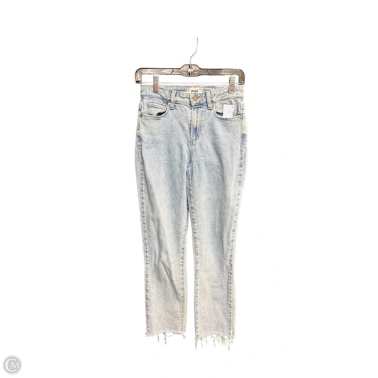 Jeans Straight By Paige In Blue Denim, Size: 2