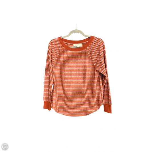 Top Long Sleeve By Loft In Orange, Size: M