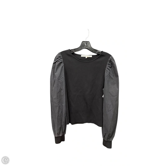 Top Long Sleeve By English Factory In Black, Size: L