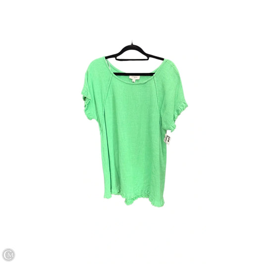 Top Short Sleeve By Umgee In Green, Size: S